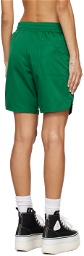 Rhude Green Track Shorts