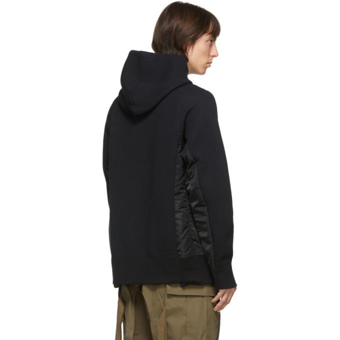 Sacai Black Sponge X MA-1 Hoodie Sacai