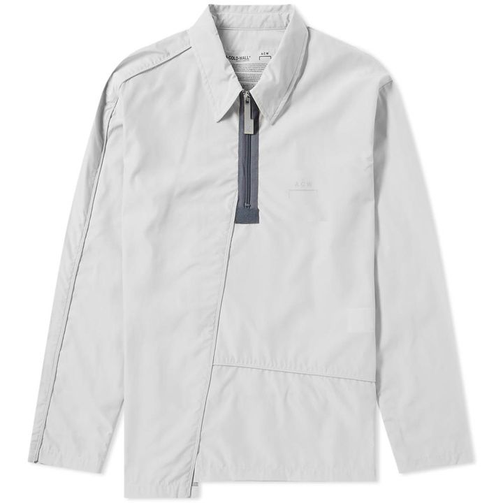 Photo: A-COLD-WALL* Quarter Zip Piping Overshirt