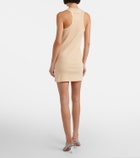 Jean Paul Gaultier Ribbed-knit cotton minidress