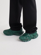 Balenciaga - Track Nylon, Mesh and Rubber Sneakers - Green