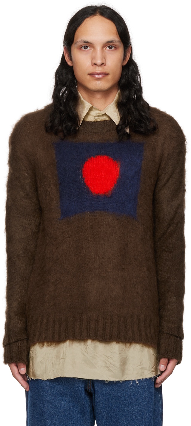 Photo: Edward Cuming Brown Fuzzy Sweater