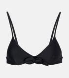 Coperni Flower floral-appliqué bikini top