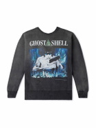 SAINT MXXXXXX - Ghost in the Shell Printed Cotton-Jersey Sweatshirt - Black