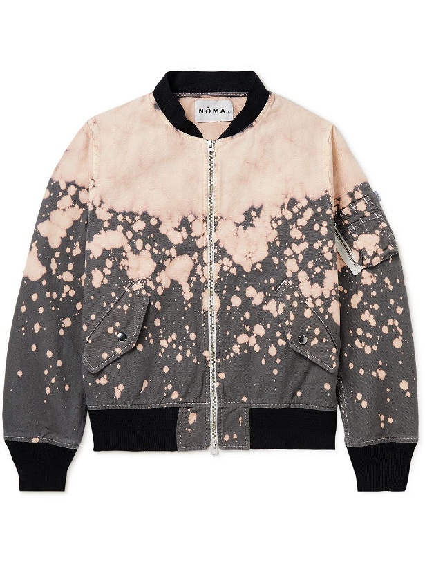 Photo: NOMA t.d. - Bleached Cotton-Twill Bomber Jacket - Gray