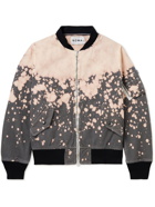 NOMA t.d. - Bleached Cotton-Twill Bomber Jacket - Gray