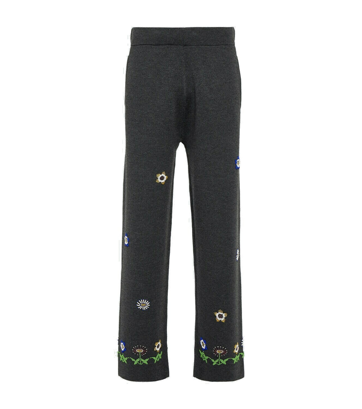 Bode Daisy Garden wool pants