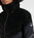 Toni Sailer Kimberly hooded velvet ski jacket