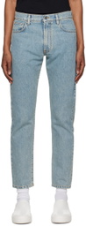 Moschino Blue Garment-Washed Jeans