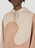 Wave Hooded Sweatshirt in Brown