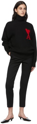 AMI Alexandre Mattiussi Black Ami de Cœur Turtleneck