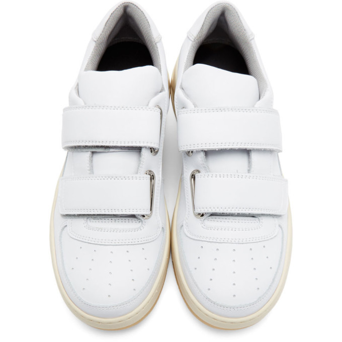 Acne Studios White Perey Strap Sneakers Acne Studios