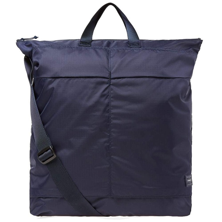 Photo: Porter-Yoshida & Co. Flex 2 Way Duffle Bag Blue