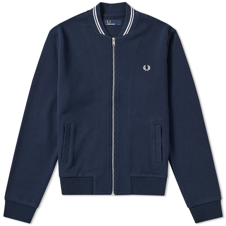 Photo: Fred Perry Bomber Neck Zip Sweat