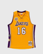 Mitchell & Ness Nba Swingman Jersey Los Angeles Lakers Hall Of Fame Pau Gasol #16 Yellow - Mens - Jerseys