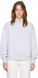 JACQUEMUS Gray Les Classiques 'Le sweatshirt brodé' Hoodie