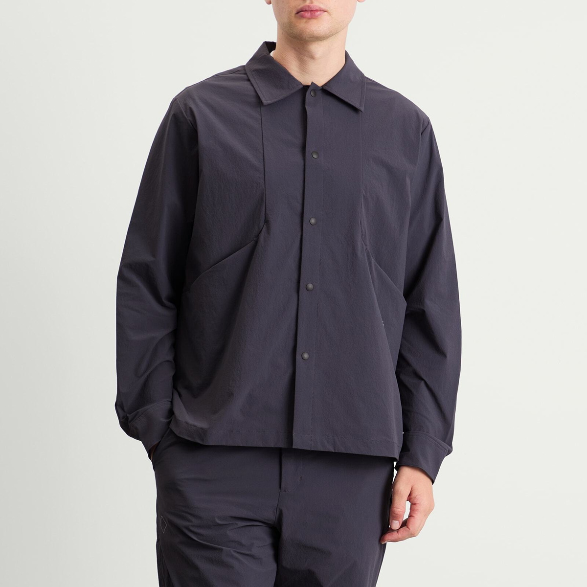 Pas Normal Studios Men's Off-Race Tech Overshirt in Steel