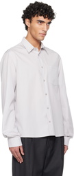 Rier Gray Popeline Shirt