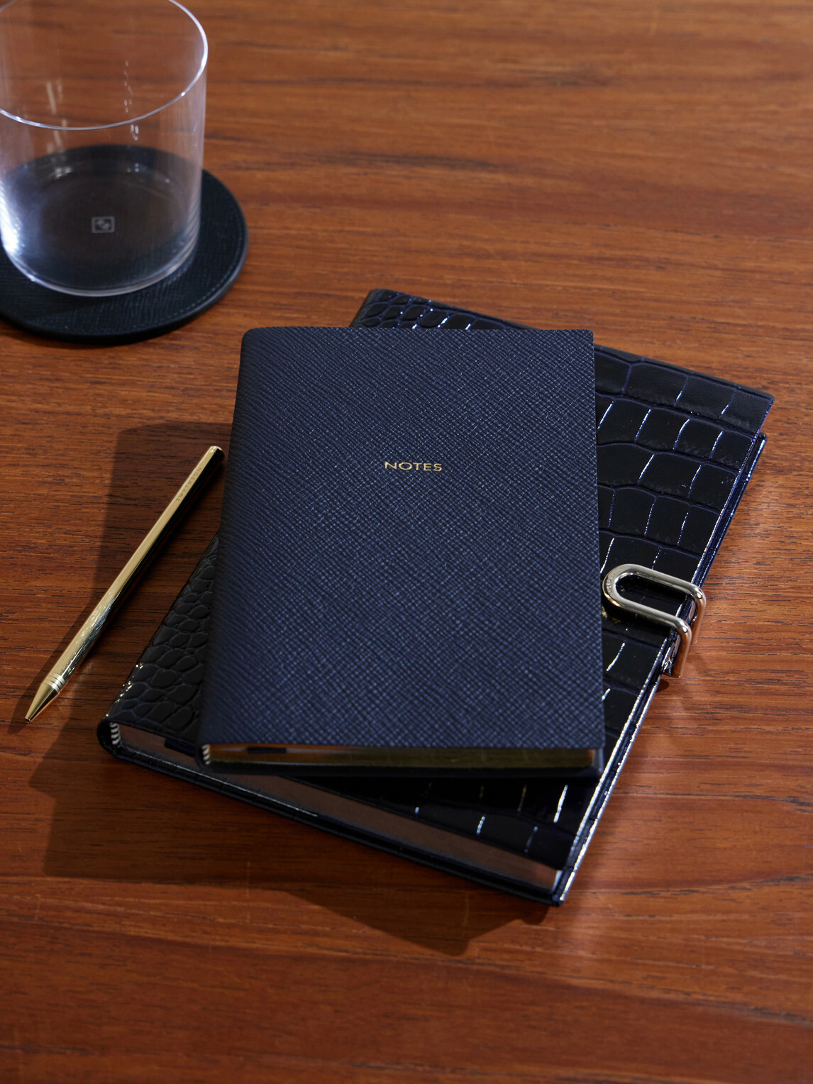 Smythson - Chelsea Cross-Grain Leather Notebook