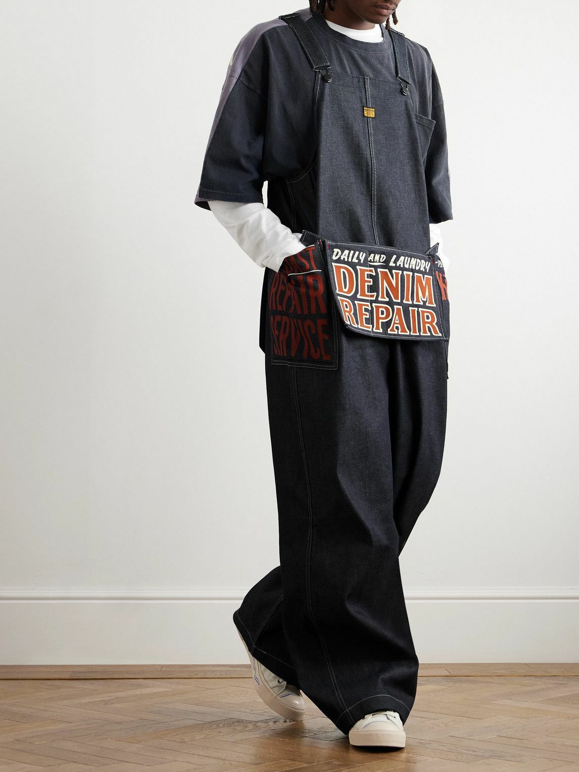 KAPITAL (キャピタル) DENIM OVERALL フロントボタン デニム 