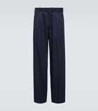 Kenzo Pinstripe cotton and linen pants