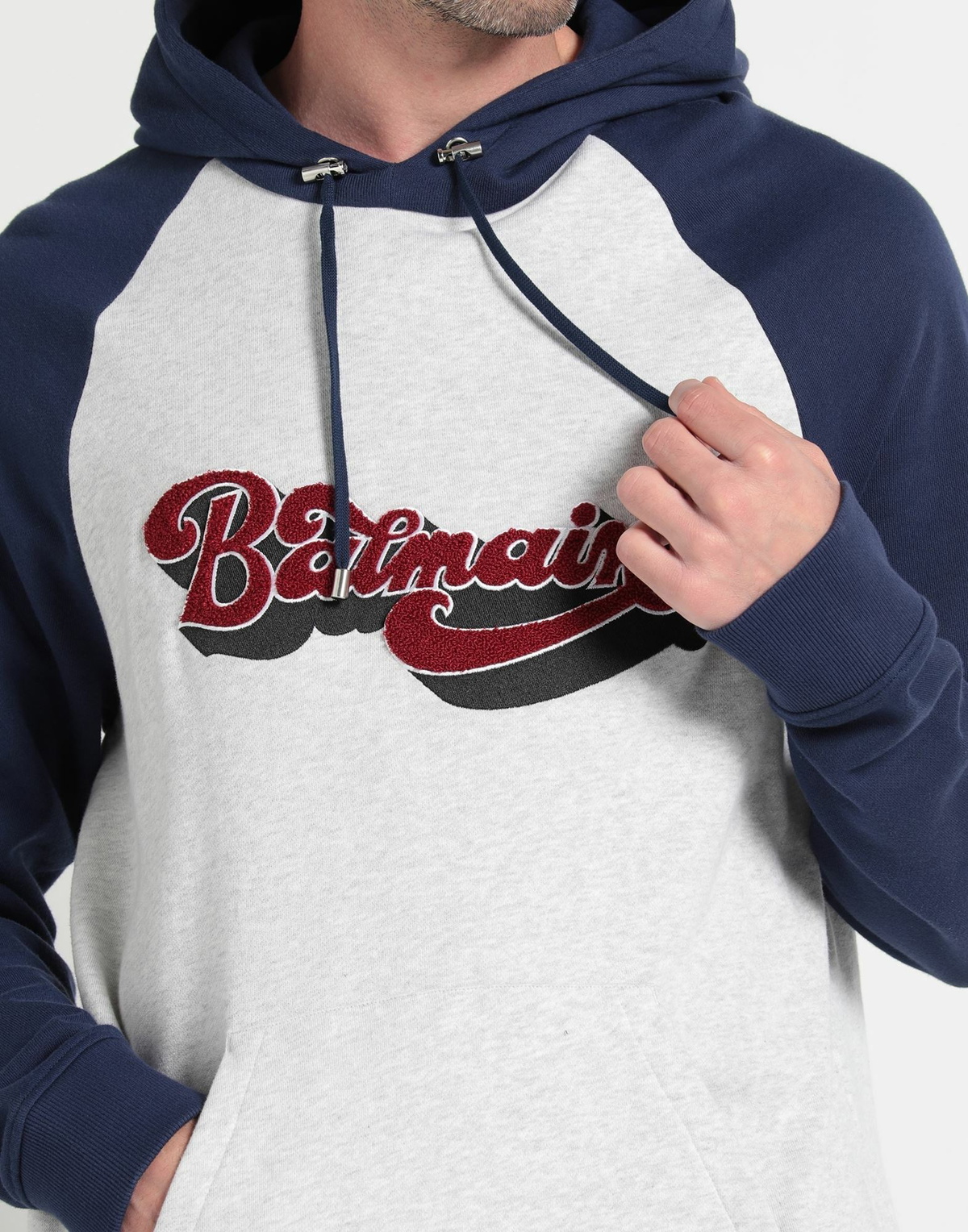 Balmain Mens Sweatshirt in Navy