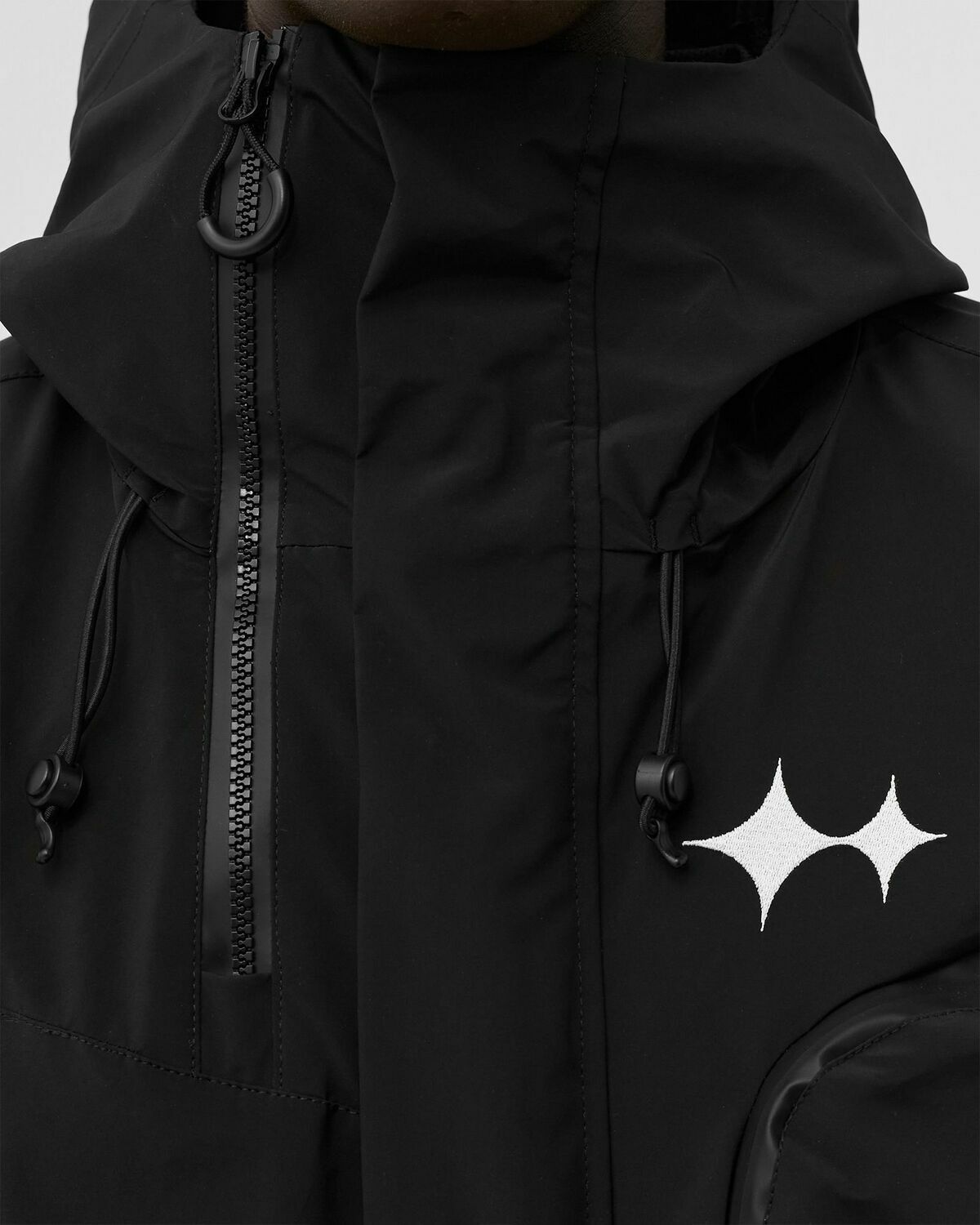 Bstn Brand Oversized Shell Jacket Black - Mens - Shell Jackets