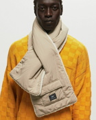 Patta Reversible Sherpa Fleece Scarf Beige - Mens - Scarves