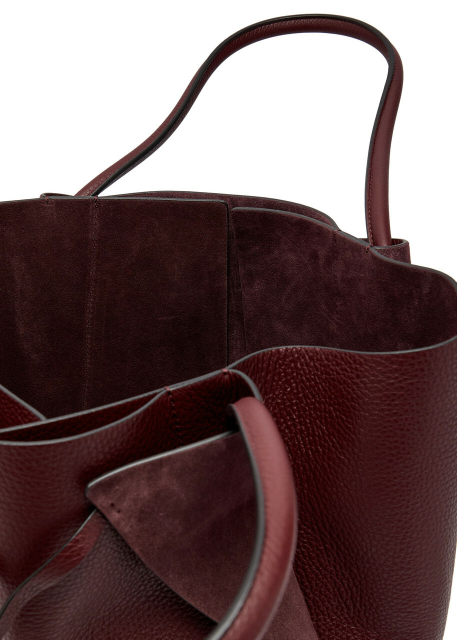Gabriela Hearst Marija Leather Tote bag - Bordeaux - One Size