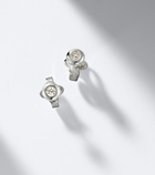 David Yurman Pavé sterling silver earrings with diamonds