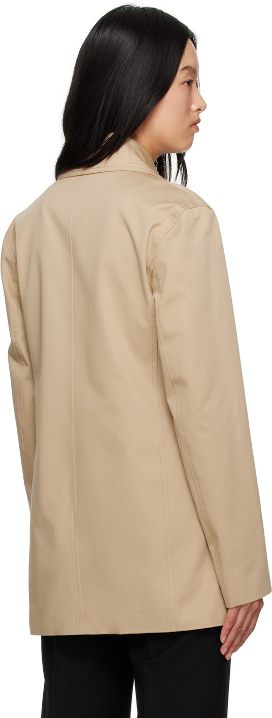 【TOTEME】Beige double-breasted jacket TOTEME Beige Double-Breasted Jacket Toteme