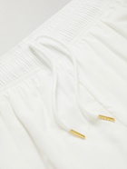 Casablanca - Logo-Print Shell Shorts - White