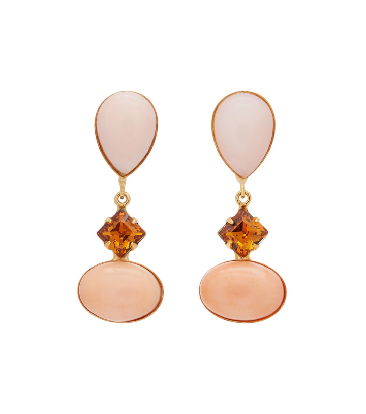 Photo: Jennifer Behr Quincy embellished drop earrings