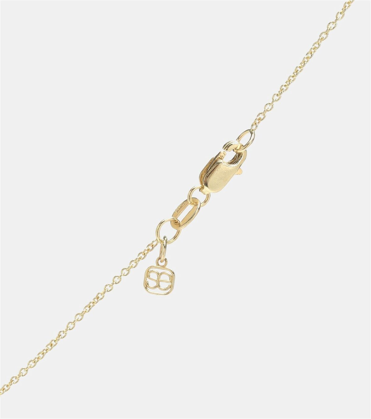 Sydney Evan Starburst Small 14kt yellow gold and diamond necklace