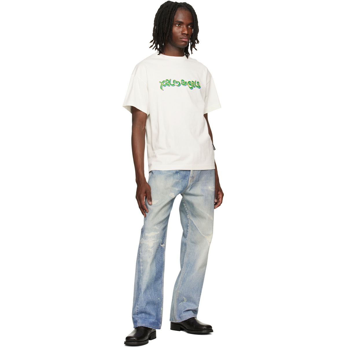 Palm Angels Off-White Thai Logo T-shirt