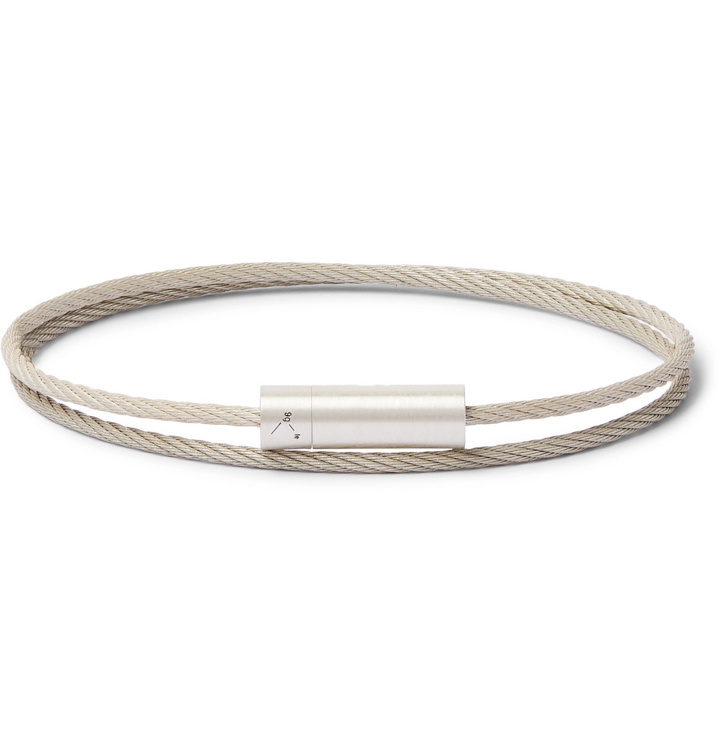 Photo: Le Gramme - Le 9 Brushed Sterling Silver Bracelet - Silver