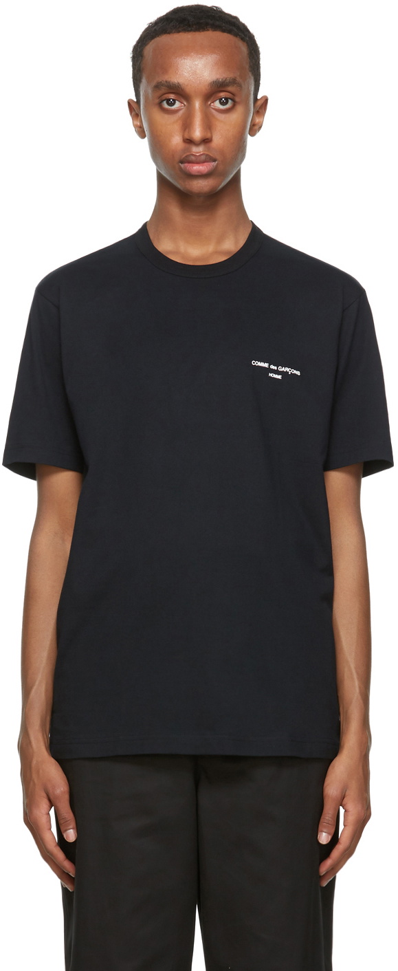 Comme des Garçons Homme Black Logo T-Shirt Comme des Garcons Homme