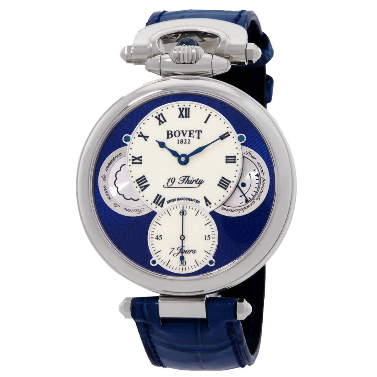 Bovet 19Thirty Hand Wind Mens Watch NTS0104
