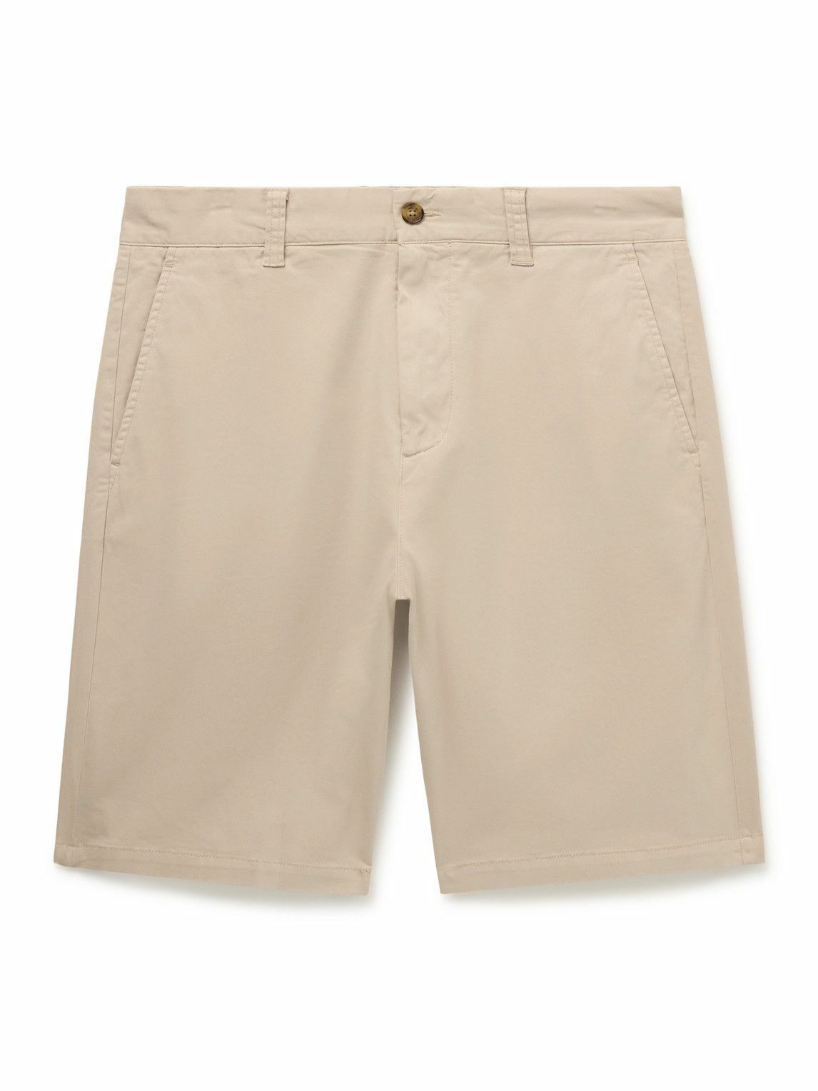 [RECTO] STRUCTURED DRILLED COTTON SHORTS (BEIGE) 送料込 ELASTICATED COTTON SHORTS - BEIGE | COS