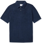 NN07 - Alfons Cotton-Terry Polo Shirt - Blue