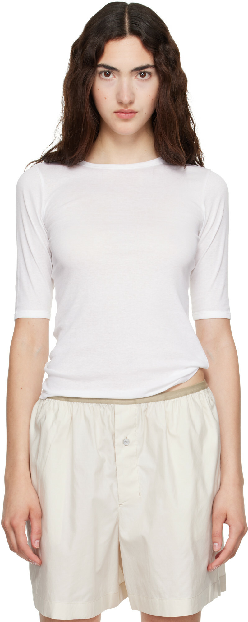 FLORE FLORE White Anna T-shirt