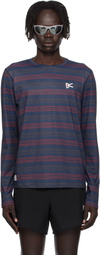 District Vision Navy Lightweight Long Sleeve Graphic T-shirt