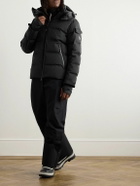 Moncler Grenoble - Montgetech Logo-Appliquéd Quilted Stretch-Nylon Hooded Down Ski Jacket - Black