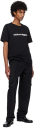 Courrèges Black AC Printed T-shirt