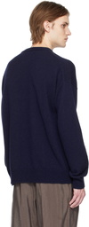 Jil Sander Navy Crewneck Sweater