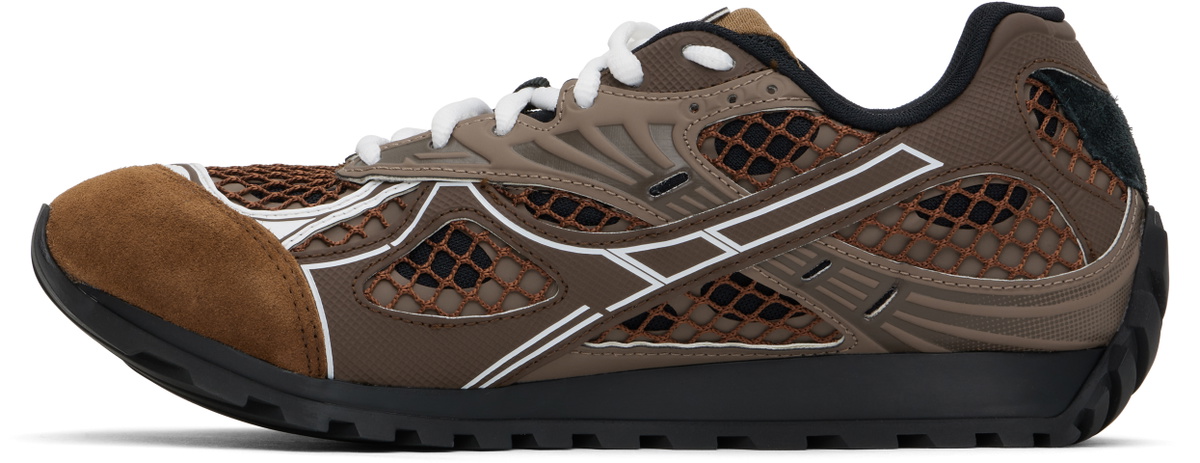 Bottega Veneta Brown & White Orbit Sneakers