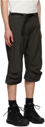 GR10K Gray Belted Shorts