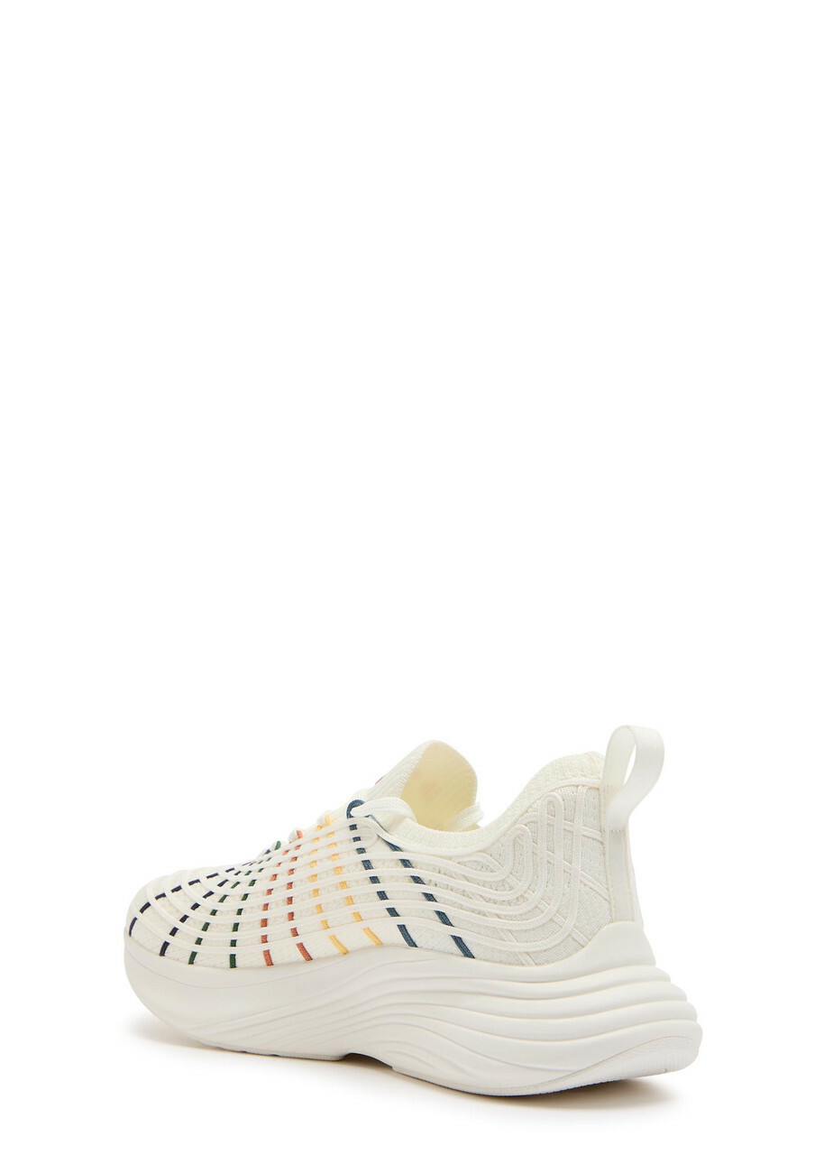 Athletic Propulsion Labs Techloom Zipline Embroidered Knit Sneakers White