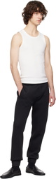 Entire Studios Black Slim Scuba Sweatpants
