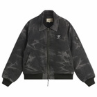 Heresy Men's Ooser Bomber Jacket in Ash